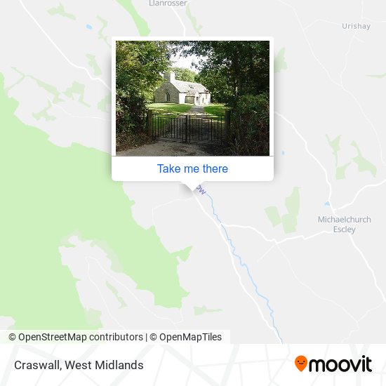 Craswall map