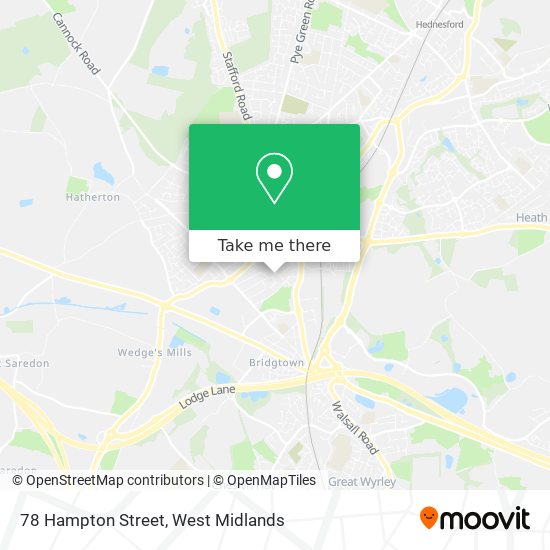 78 Hampton Street map