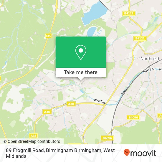 89 Frogmill Road, Birmingham Birmingham map