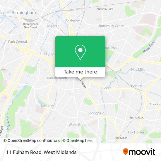 11 Fulham Road map