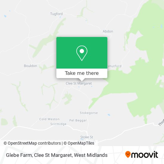 Glebe Farm, Clee St Margaret map