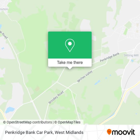 Penkridge Bank Car Park map