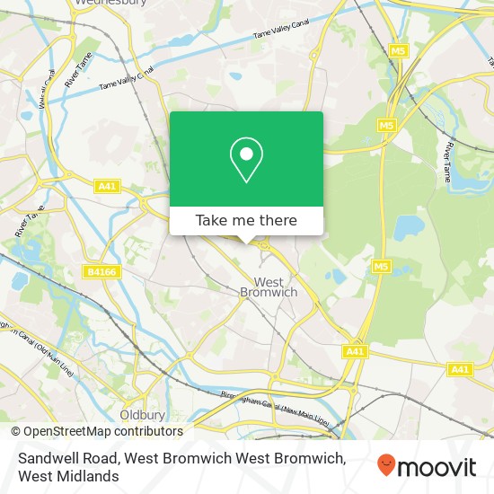 Sandwell Road, West Bromwich West Bromwich map