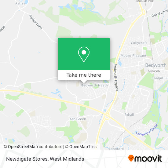 Newdigate Stores map