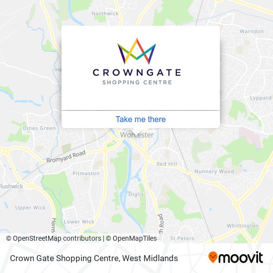 Crown Gate Shopping Centre map
