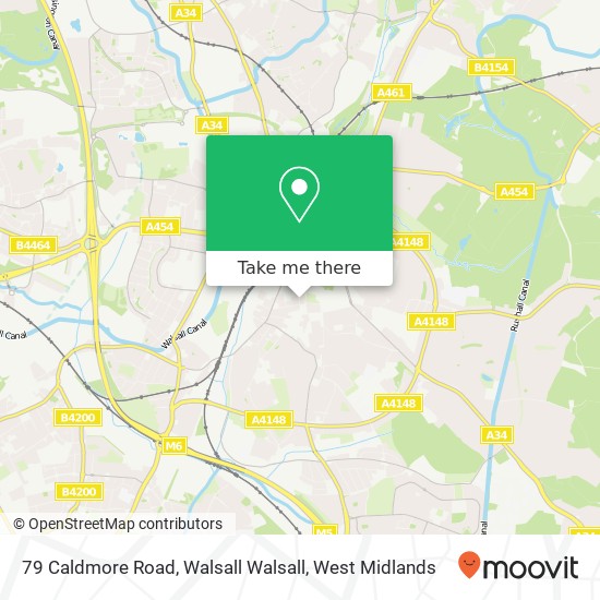 79 Caldmore Road, Walsall Walsall map