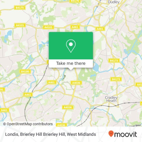 Londis, Brierley Hill Brierley Hill map