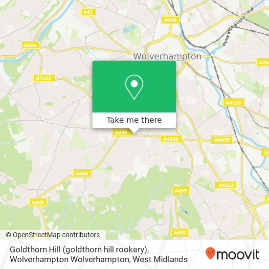 Goldthorn Hill (goldthorn hill rookery), Wolverhampton Wolverhampton map