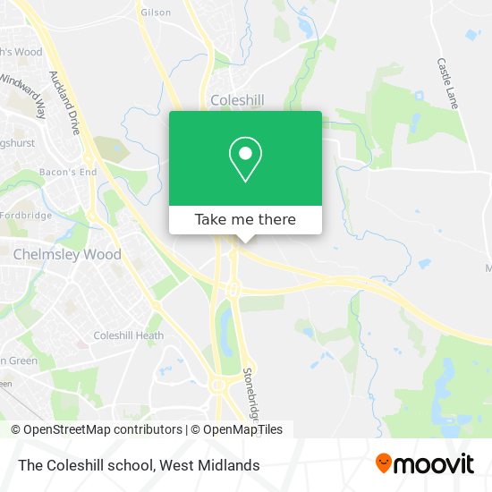 The Coleshill school map