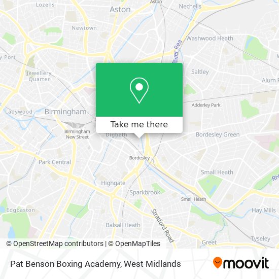 Pat Benson Boxing Academy map