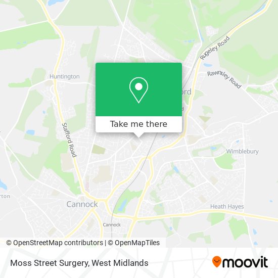 Moss Street Surgery map