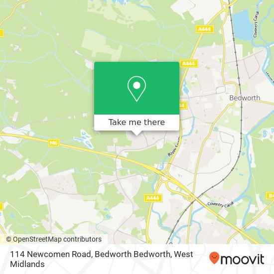 114 Newcomen Road, Bedworth Bedworth map