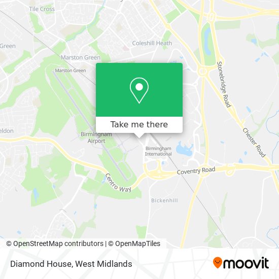 Diamond House map