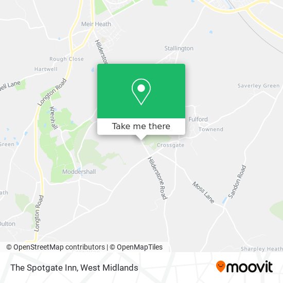The Spotgate Inn map