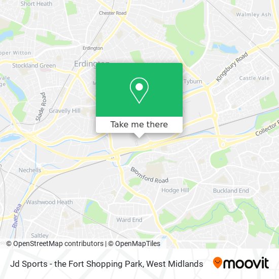 Jd Sports - the Fort Shopping Park map