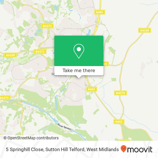 5 Springhill Close, Sutton Hill Telford map