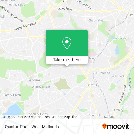 Quinton Road map