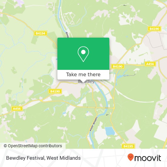 Bewdley Festival map