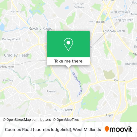 Coombs Road (coombs lodgefield) map