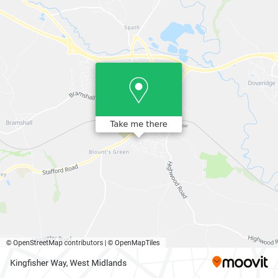 Kingfisher Way map