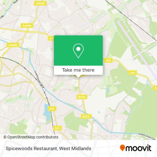 Spicewoods Restaurant map