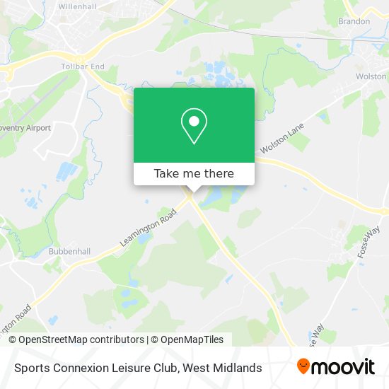Sports Connexion Leisure Club map