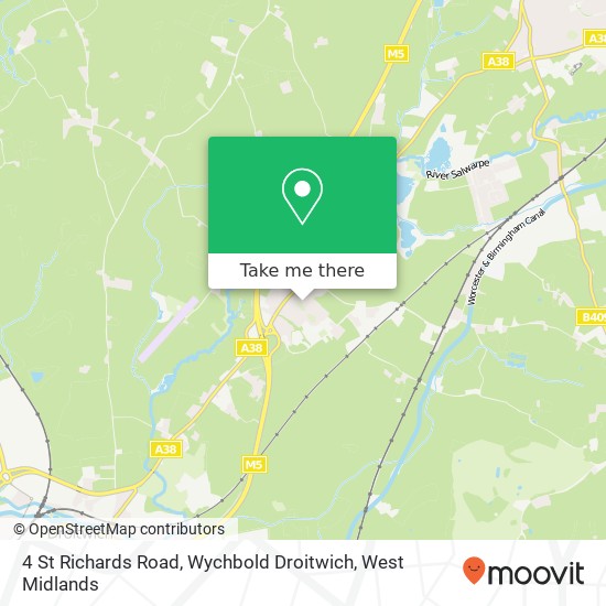 4 St Richards Road, Wychbold Droitwich map