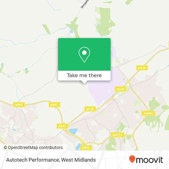 Autotech Performance, Hortonwood 50 Telford map