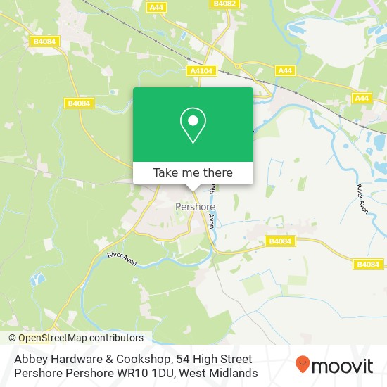 Abbey Hardware & Cookshop, 54 High Street Pershore Pershore WR10 1DU map