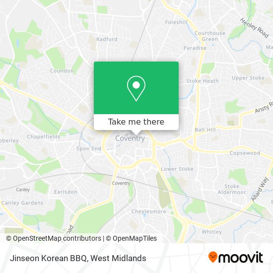 Jinseon Korean BBQ map