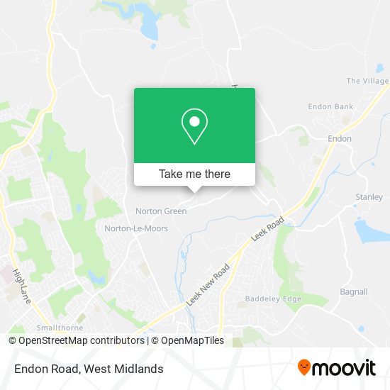 Endon Road map