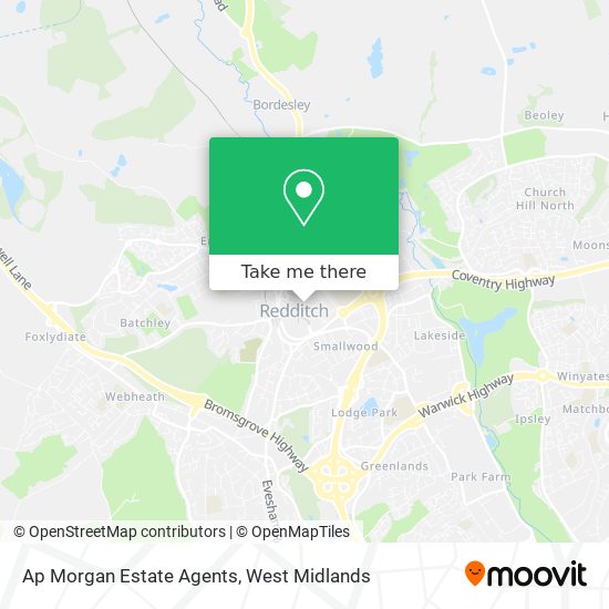 Ap Morgan Estate Agents map