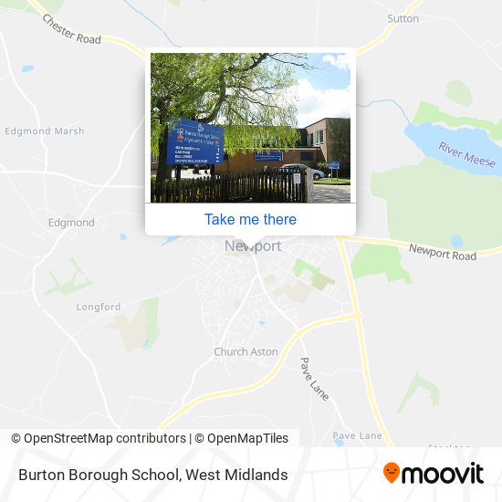 Burton Borough School map