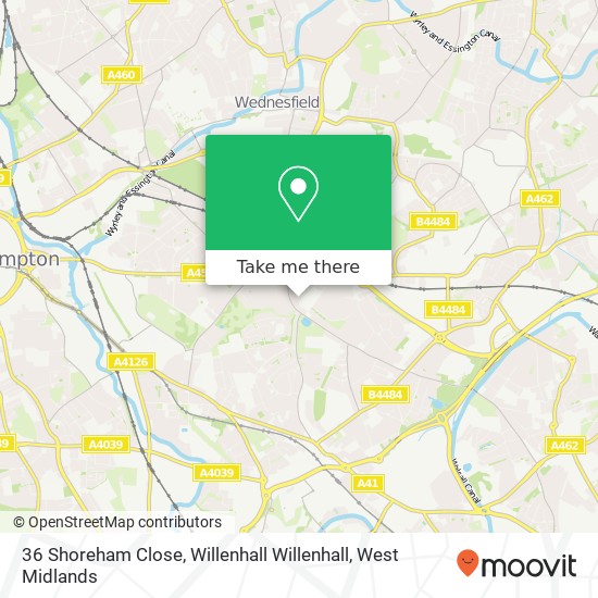 36 Shoreham Close, Willenhall Willenhall map