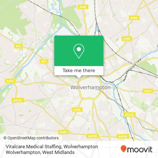 Vitalcare Medical Staffing, Wolverhampton Wolverhampton map