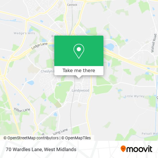 70 Wardles Lane map
