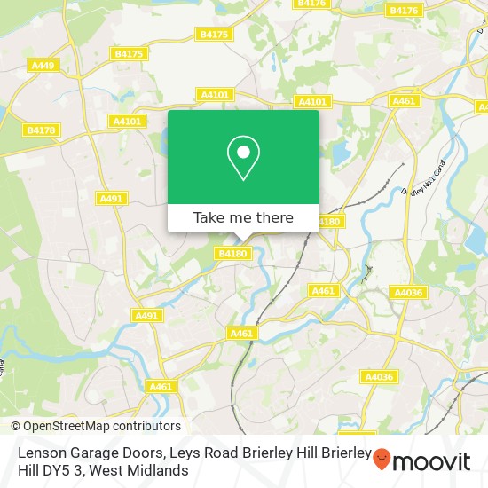 Lenson Garage Doors, Leys Road Brierley Hill Brierley Hill DY5 3 map