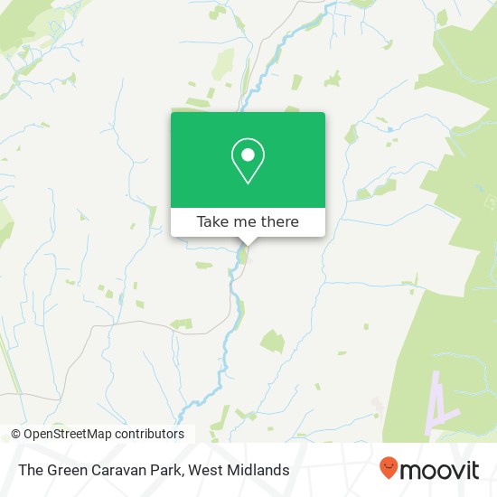 The Green Caravan Park map