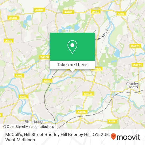 McColl's, Hill Street Brierley Hill Brierley Hill DY5 2UE map