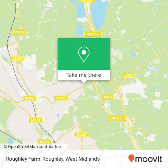 Roughley Farm, Roughley map