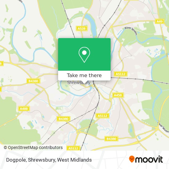 Dogpole, Shrewsbury map