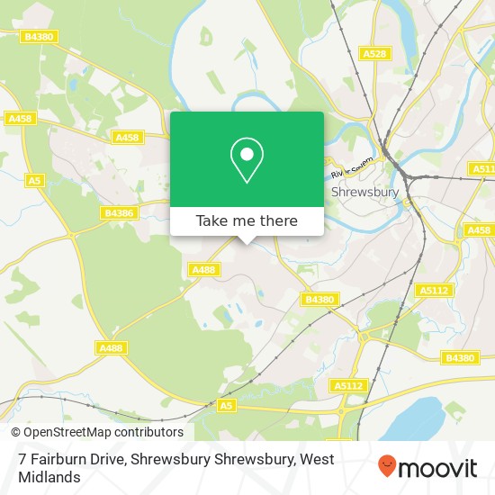 7 Fairburn Drive, Shrewsbury Shrewsbury map