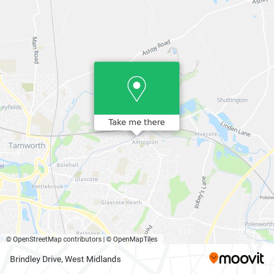 Brindley Drive map