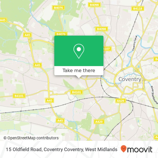 15 Oldfield Road, Coventry Coventry map