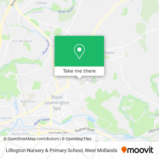 Lillington Nursery & Primary School map