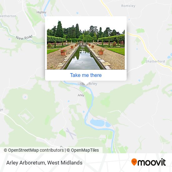 Arley Arboretum map