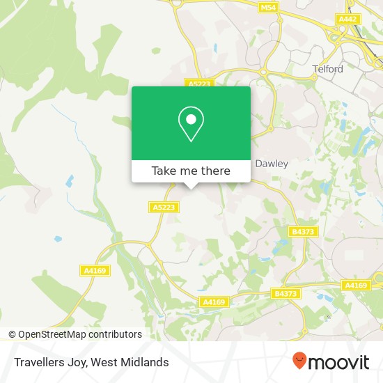 Travellers Joy map