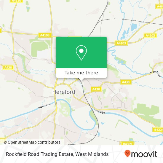 Rockfield Road Trading Estate map