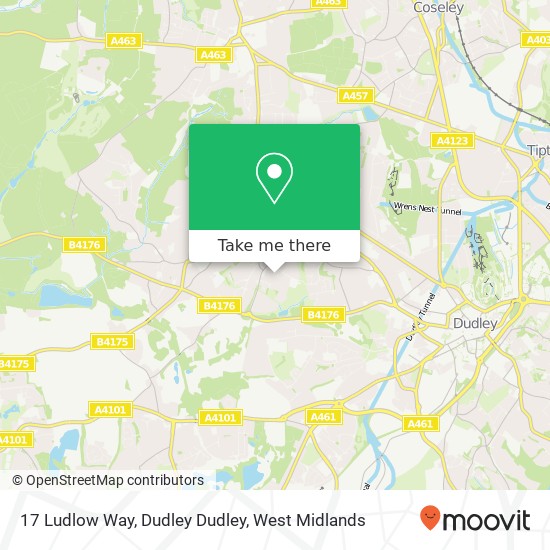 17 Ludlow Way, Dudley Dudley map