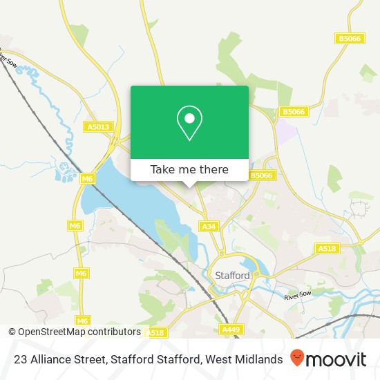 23 Alliance Street, Stafford Stafford map